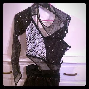 Dance costume(zebra print)
